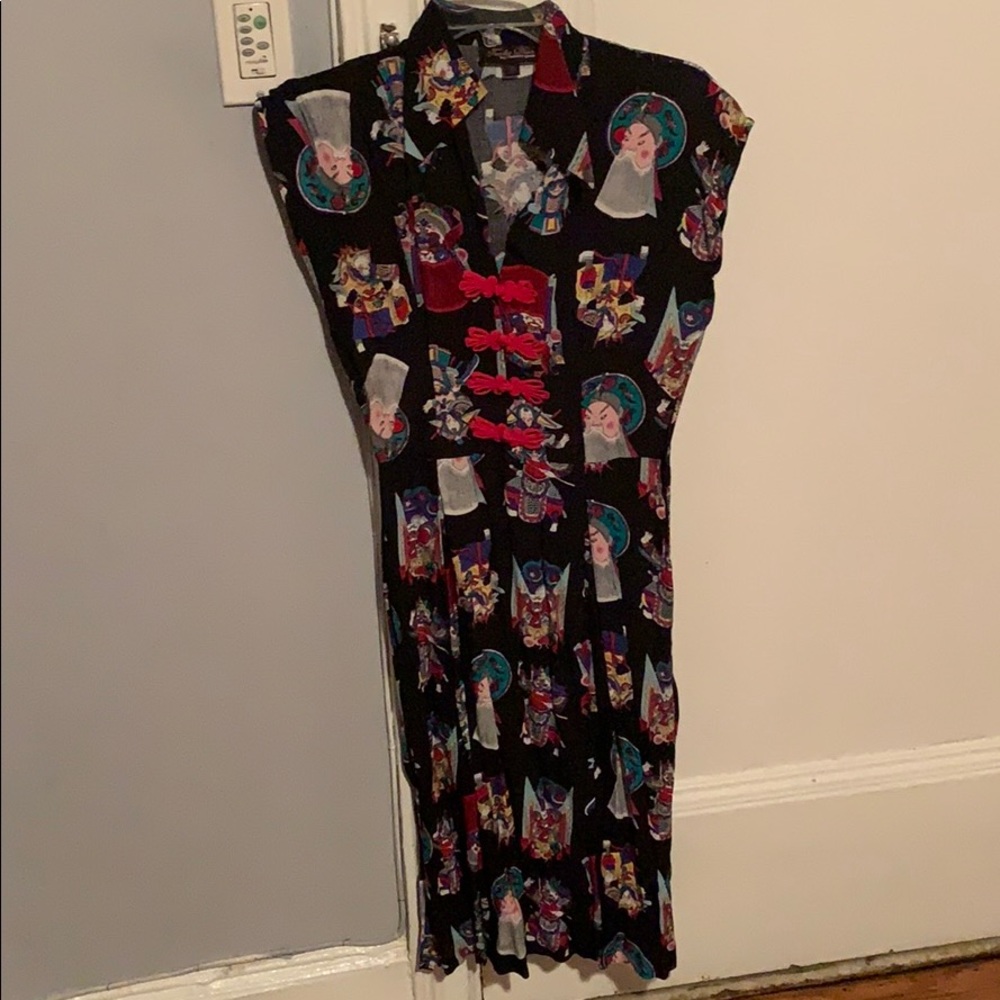 Trashy Diva Chinese Opera Print Dress